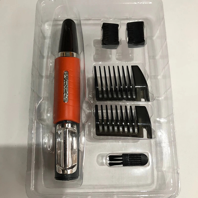 Electric Ear Nose Hair Trimmer Razor Brow Shaping Portable Shaving with Duals Cutter Head Washable Face Care Hair Trimmer Tools 240712