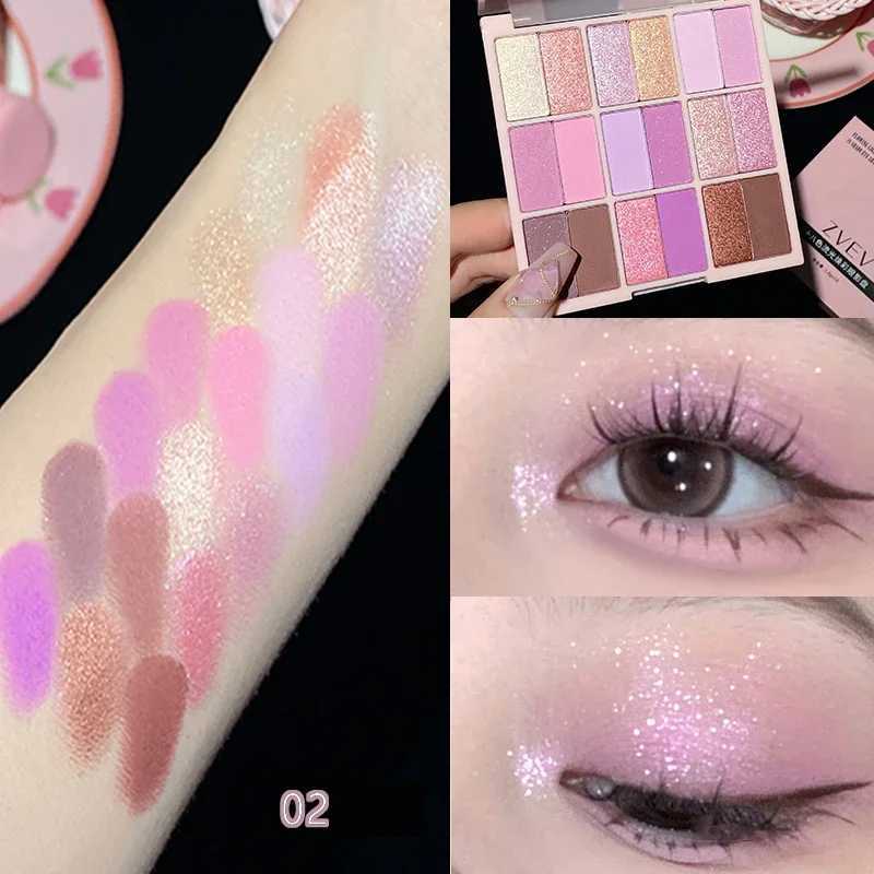 Korean Eyeshadow Palette 18Colors Women Makeup Punk Smoky Black Eye Shadow Pink Purple Eyes Pigments Makeup Palette CosmeticsXJ251027