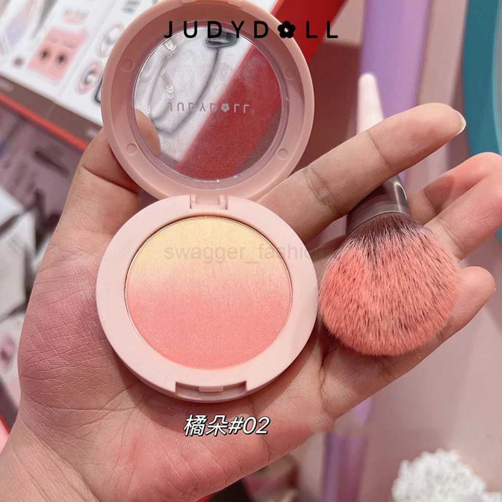 Judydoll Sunset Blush Gradient Blush Palette 3 Colors Natural Long-lasting Waterproof BlushB240722