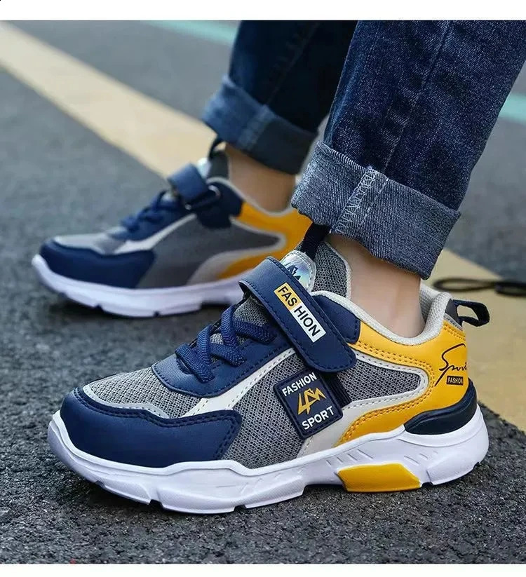 Sport Kids Sneakers School CHILDRENS Summer Mesh Tennis Casual Sports Shoes Waterproof and Non Slip 4-16 Years Old 240718