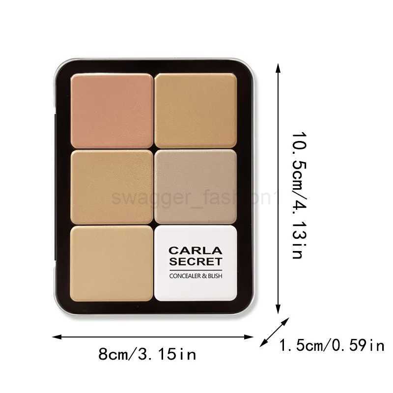 Makeup Blush Cream Palette for Cheeks Multi-functional Concealer Makeup Palette with BrusherNatural Matte Long Wearing 12 ColorB240722