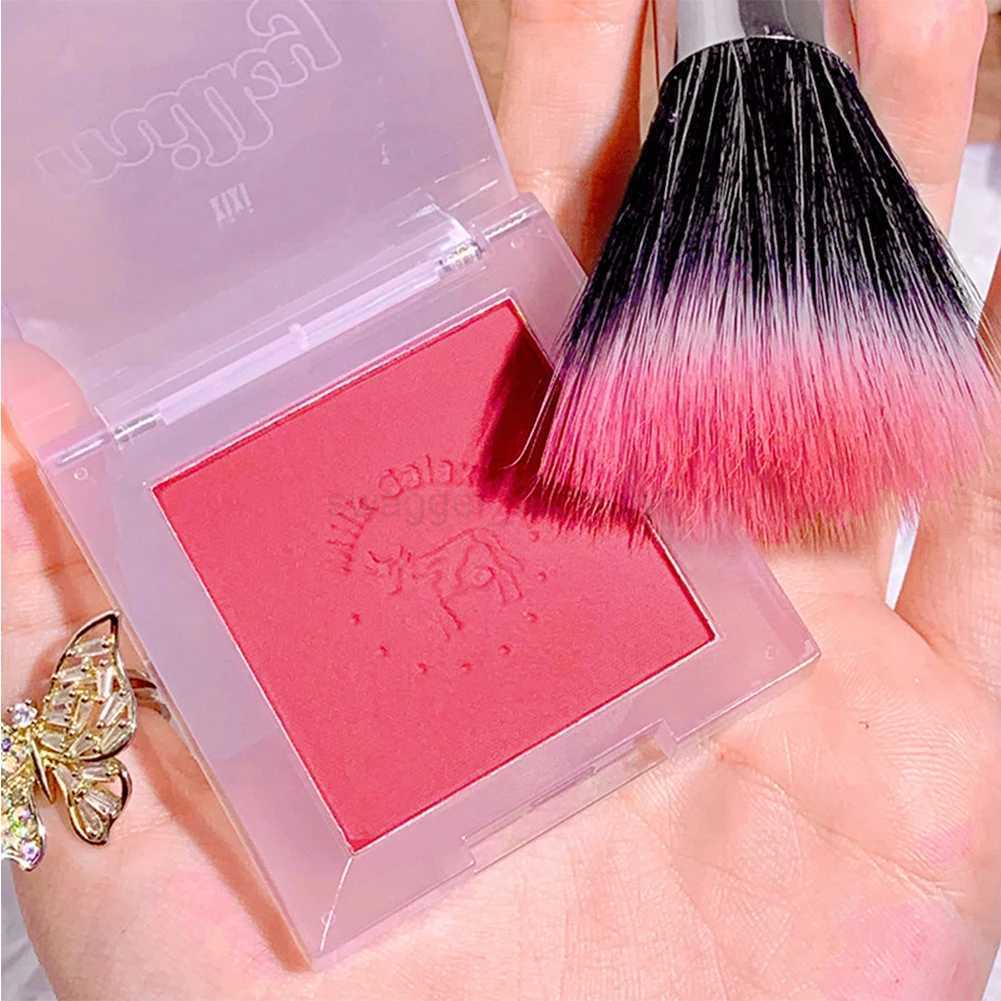 Soft Matte Blush Mini Portable Peach Face Mineral Pigment Cheek Blusher Powder Makeup Professional Contour Shadow Pink BlusherB240722
