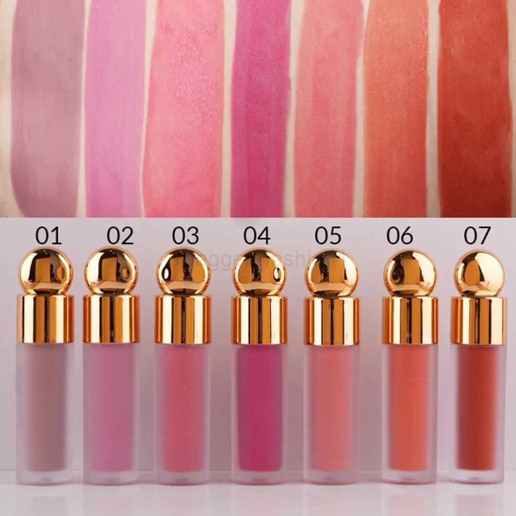 Custom 7 Color Liquid Blush Portable Esay To Use Long Lasting Brighten Easy To Wear Face Makeup Bulk Private LabelB240722