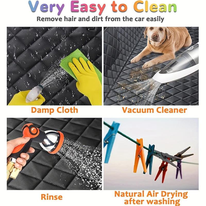 Waterproof Pet Car Seat Protector - Durable Travel Mat with Easy-Clean Surface for Dogs & Cats