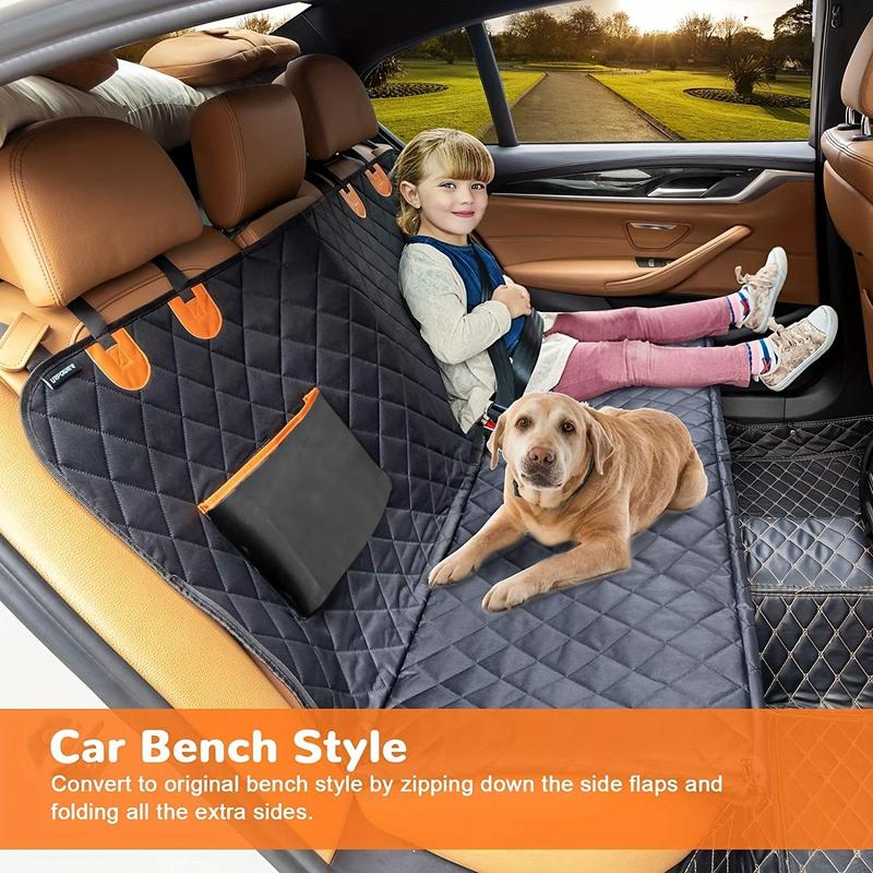 Waterproof Pet Car Seat Protector - Durable Travel Mat with Easy-Clean Surface for Dogs & Cats