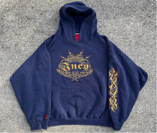 Hip-hop -selling personality cartoon eagle print hooded goth shirt y2k retro grunge street couple loose oversized hooded top 240722