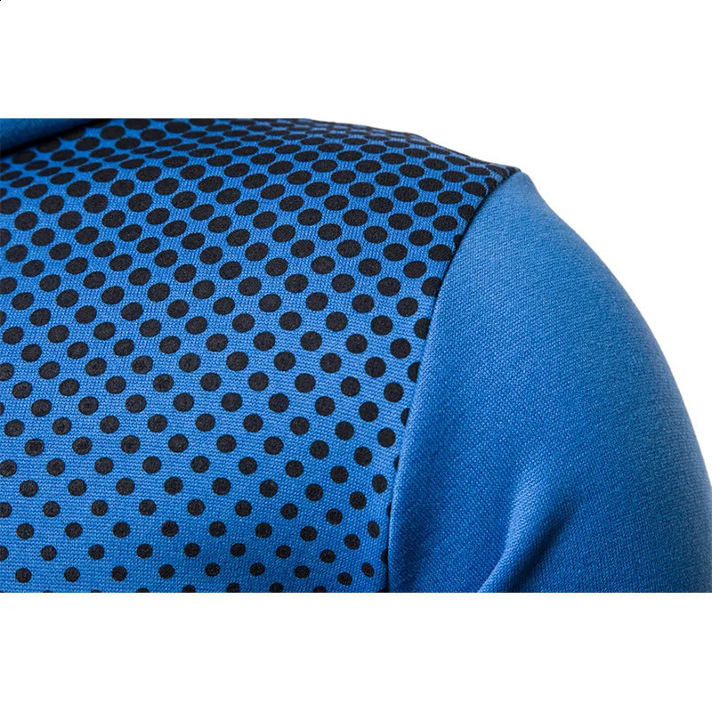 Mens Hoodie Zipper Sportswear Graphic Pocket Polka Can Printing Sports Outdoor Casual Daily Ultra Thin w240822