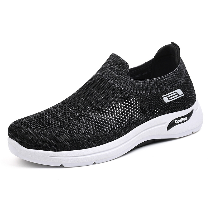 Men's wholesale 2024 new men's spring live broadcast hot selg casual breathable hollow mesh shoes