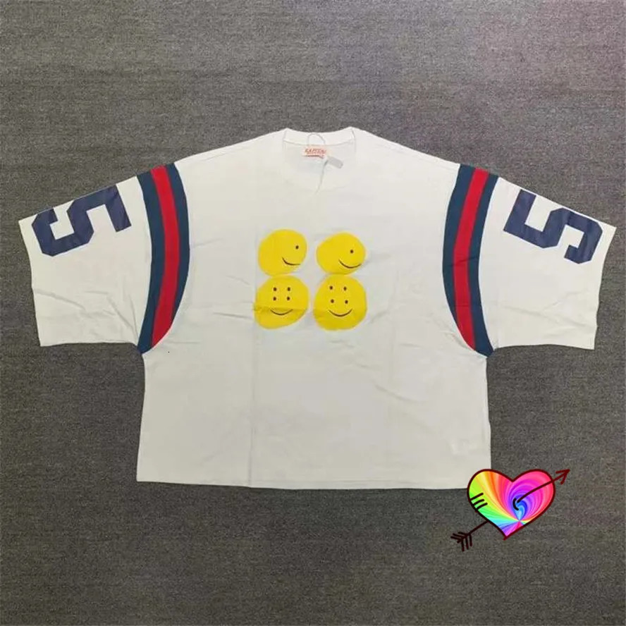 Big Oversize Kapital Kountry T Shirt Men Women Puff Print 1 1 High Quality Kapital Tee 55 Tops Casual Short Sleeve 240712