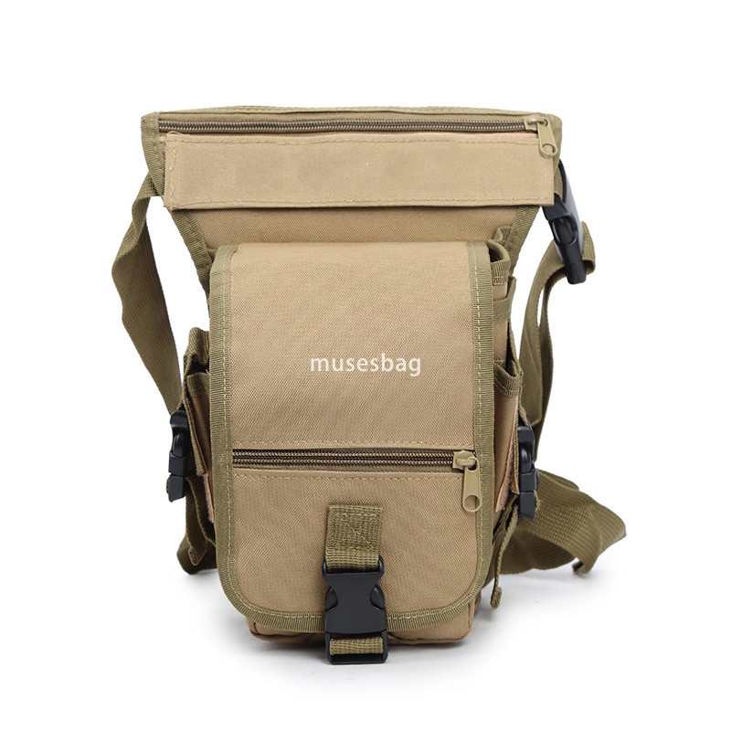 Outdoor multi-functional tactical leg bag army camouflage special forces riding motorcycle foot gaiter bag sports waist pack
