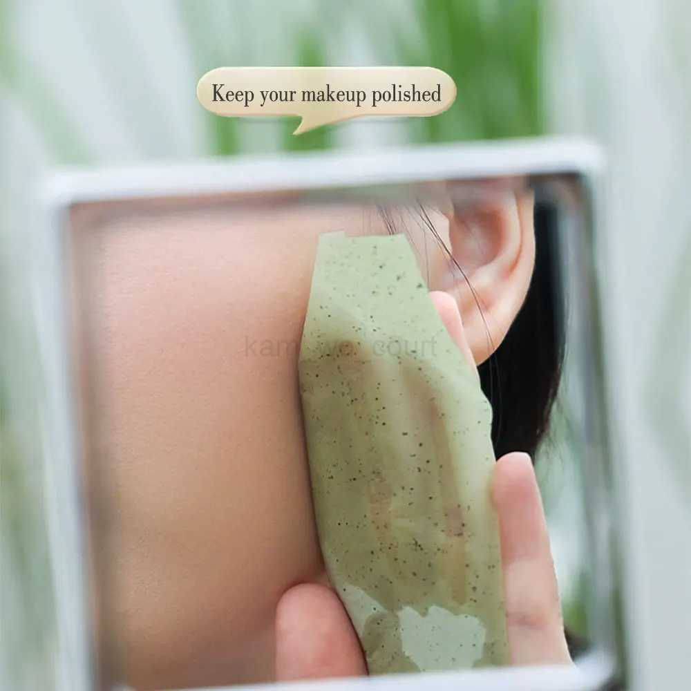 Cosmetic mirror appearance delicate and small work travel are convenient to carry plant patterns have a feeling of natureM240722