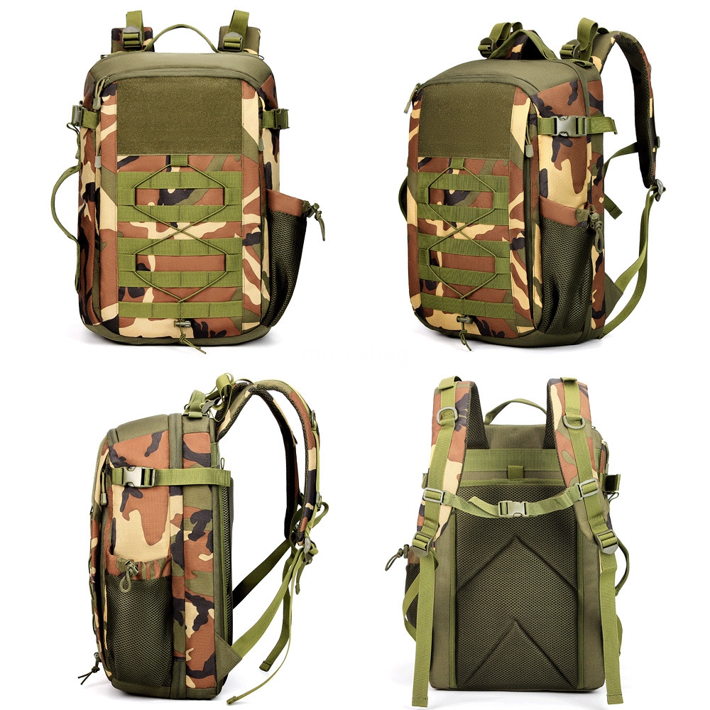 Outdoor Military Camouflage Backpack Multi functional Large Capacity Mountaineering Sports Travel Camping Computer Tactical Backpack
