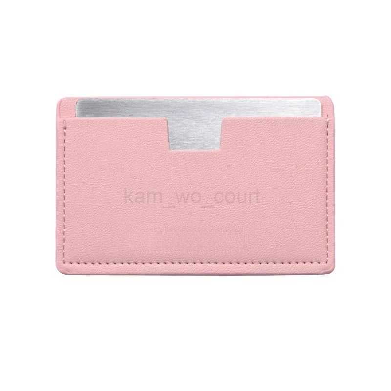 Stainless Steel Card Cosmetics Mirror Portable Mini Unbreakable Makeup Mirror Shatter Proof Pocket Go Out Pocket MirrorM240722
