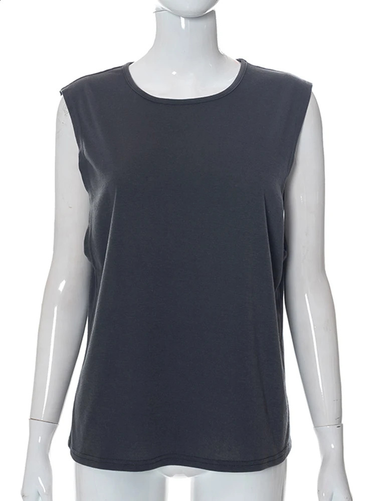 Bolopi Graphic Sleeveless T Shirts Summer Women Fashion In Tank Top Y2K Outfits Streetwear Party Rave Tees 240718