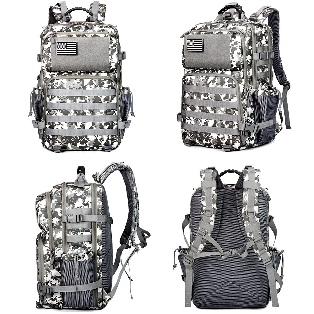Outdoor military camouflage backpack multi-functional mountaineering sports travel large capacity men's camping tactical backpack