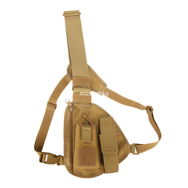 New polyester tactical handgun case multifunctional single shoulder diagonal cross bag hidden portable bag