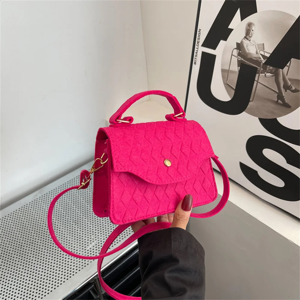 Blue Subaxillary Bag for Womens Korean Fashion Ladies Shoulder Trend Handbags Retro Female 2023 240919