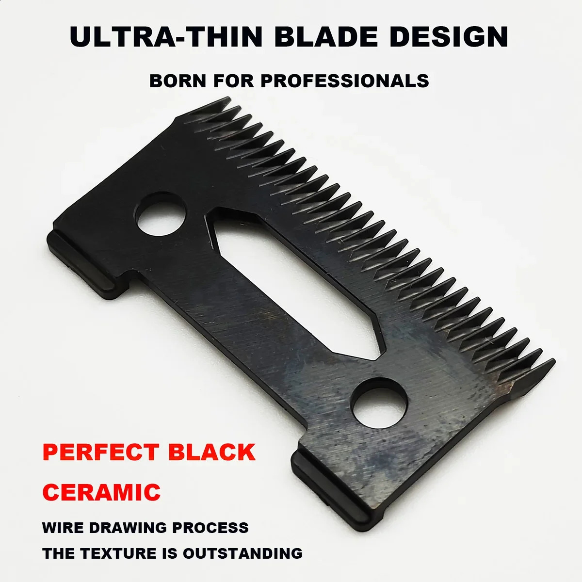 BRDCLIP Professional Carbon Steel DLC Graphene Coated Hair Clipper Blade Rechargeable Hair Clipper Replacement Head Accessories 240712