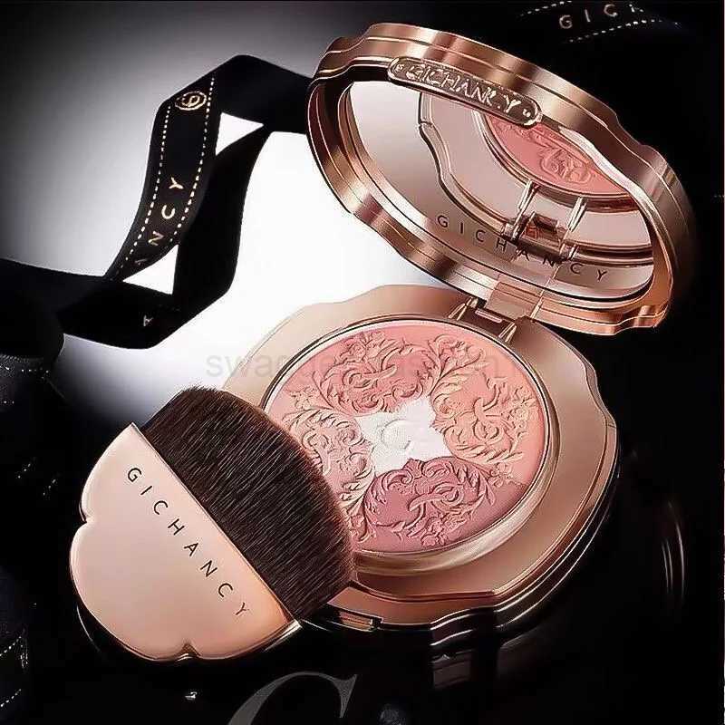 5 Colors Face Blush Palette Matte Mineral Blush Powder Bright Shimmer Matte Face Blush for Cheek and Eye Shadow Make-upB240722