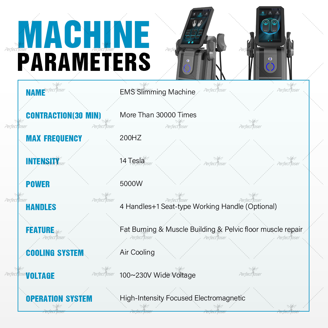 Emslim Muscle Stimulator EMS Slimming Machine EMSlim NEO Hiemt Electromagnetic Muscle Toning Device Fat Burning Equipment
