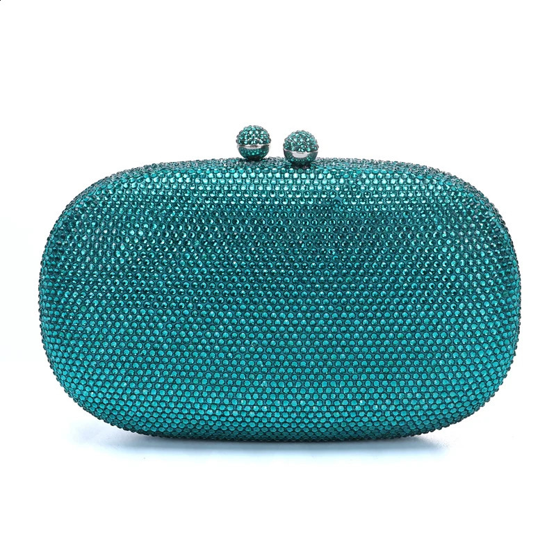 28 Colors Women Orange/Green Evening Bags Stones Clutch Bags for Wedding Party Bridal Rhinestones Purse Lady Handbags and Purses 240722