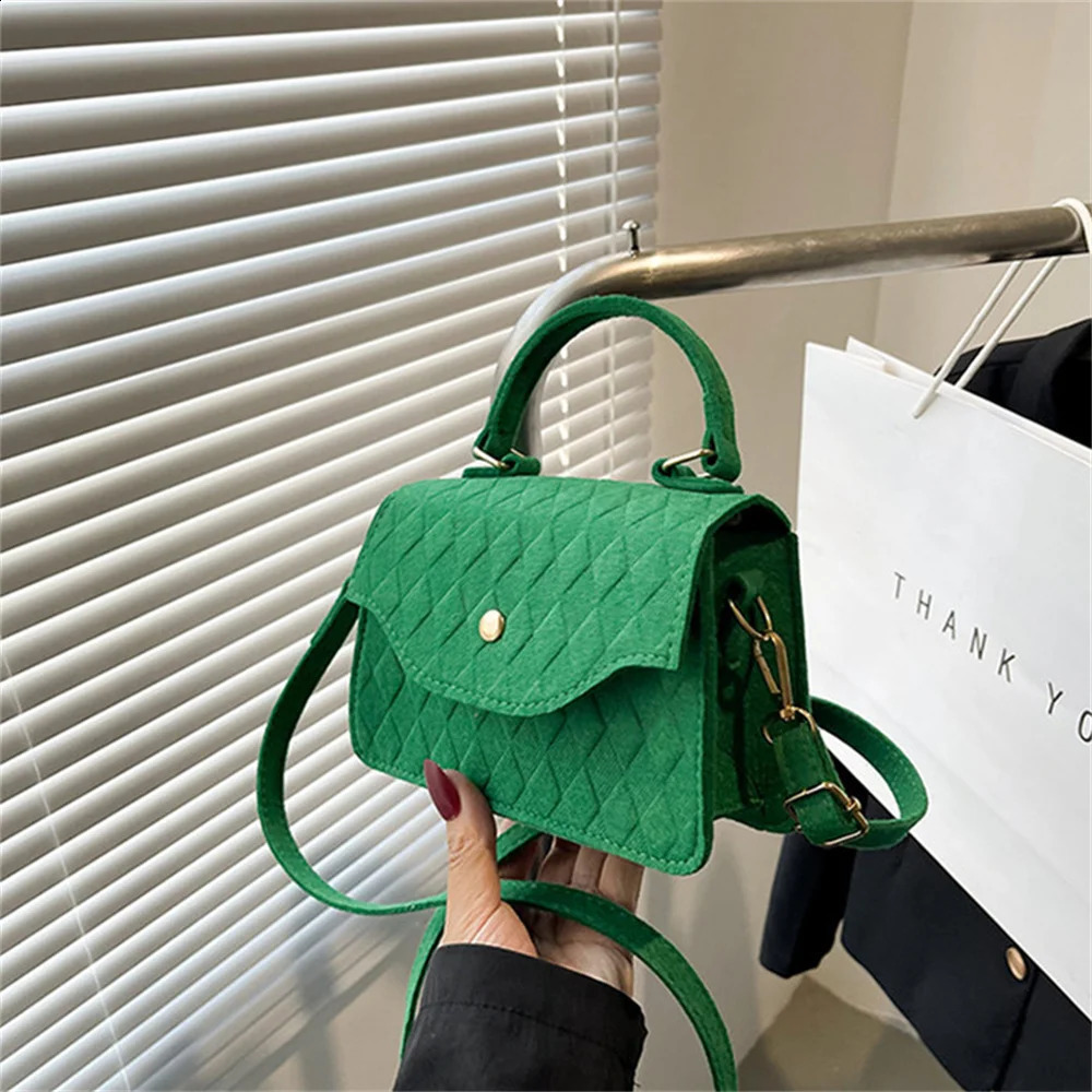 Blue Subaxillary Bag for Womens Korean Fashion Ladies Shoulder Trend Handbags Retro Female 2023 240919