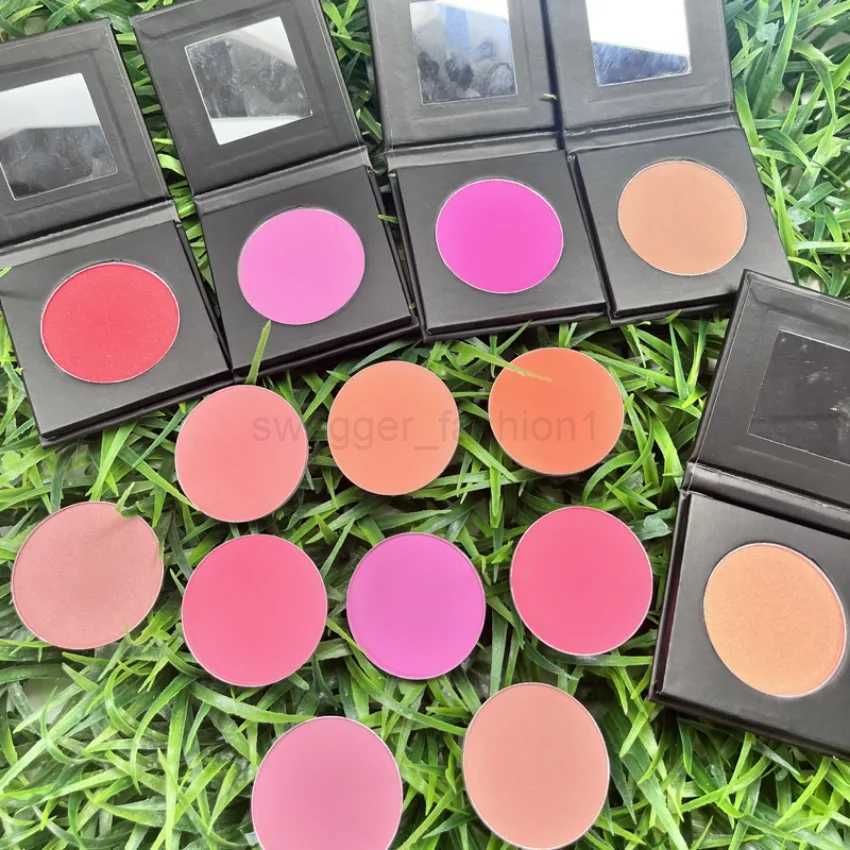 Custom 6colors Nude Blush Powder Matte Natural Cheek Tint Brighten Easy To Colored Face Waterproof Soft Female Makeup BulkB240722