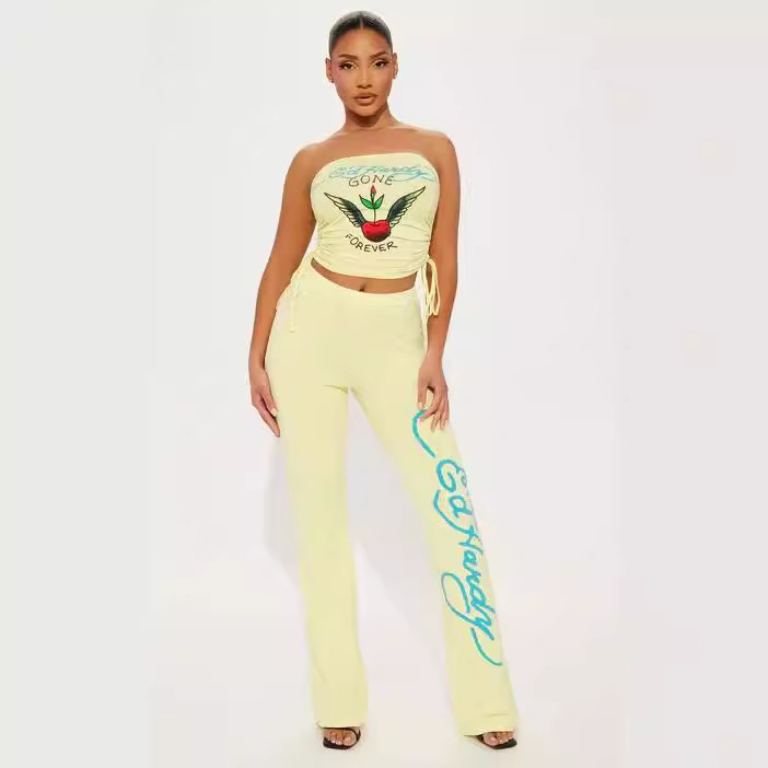 Womens designer clothes women Printed Summer Fashion Casual Sports Set New Hoodie Set and Sporty Letter Printed Hot Girl Sexy Two Piece Set