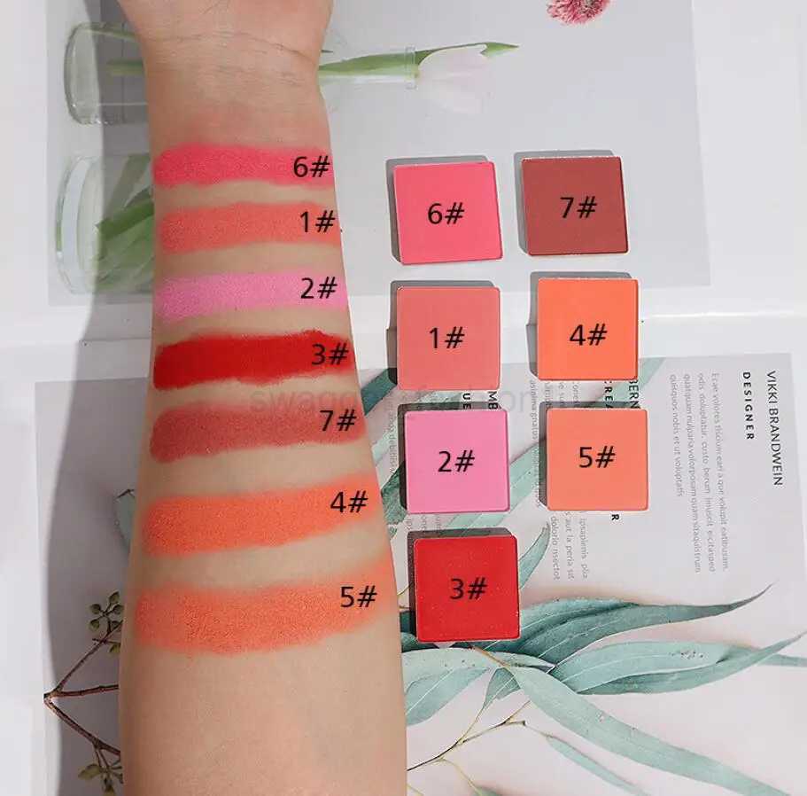 Pink Blush Powder Palette Custom Products Makeup Matte Waterproof Vegan Blushes Wholesale Items For Resale In Bulk 5pcsB240722