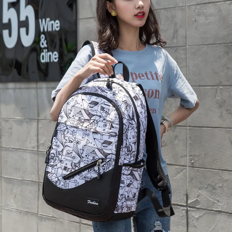 Children Printing School Backpack Large-Capacity Orthopedic Schoolbag For Boys Girls Laptop Backpacks Teenage Nylon School Bags 240712