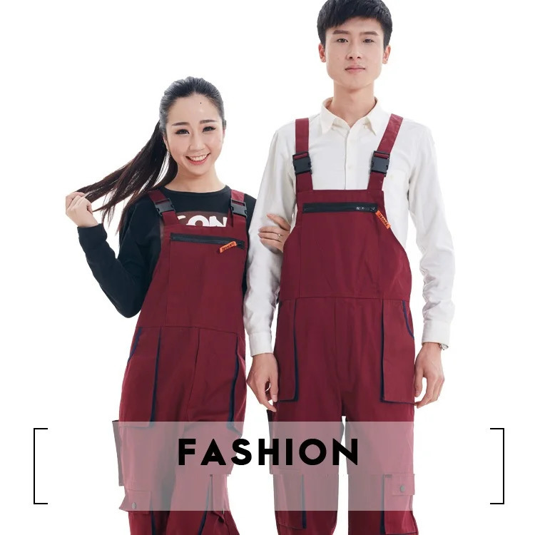 Work Overalls Uniform Men Working Coverall Welding Suit Car Repairman Suit Workshop Mechanic Work Clothes Work Jumpsuit Dungaree 240716 - view 5