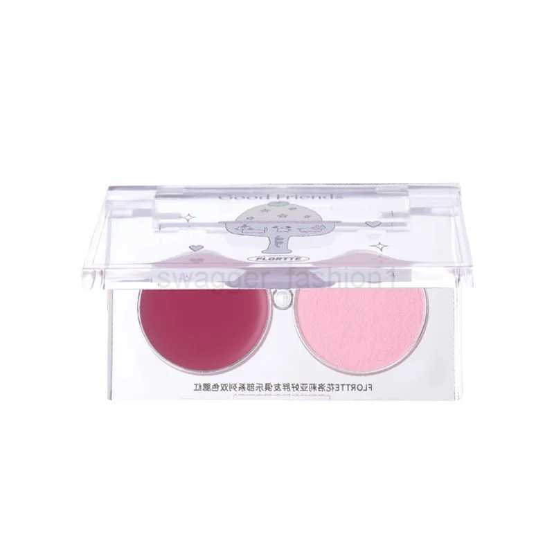Wholesale FLORTTE Duo Tone Blush Clay Multi-Purpose Balm Double Spell Expansion Contraction Vibe Blush Cream Cosmetics MakeupsB240722