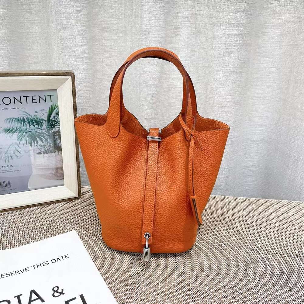 Mirror Quality Designer Womens Tote Bag Classic Handbag Premium TC Leather Semi-handmade Fashion Large Capacity Shopping Bag With Orig