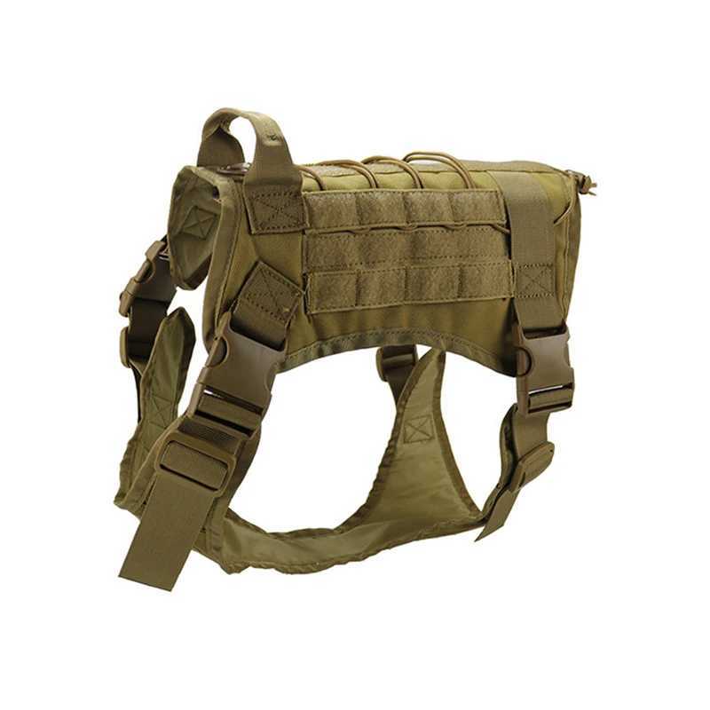 Tactical dog harness military pet German Shepherd dog pet training vest small medium large dog harness and belt set X241125