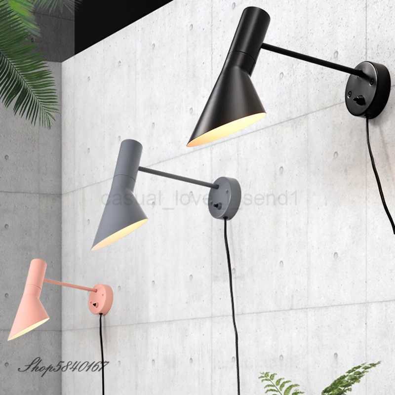 Nordic Industrial Wall Lamps Indoor Lighting Wall Sconce Loft Stair Lights Bedroom Lamps Fixtures Wall Light with EU/US/AU PlugCL240722
