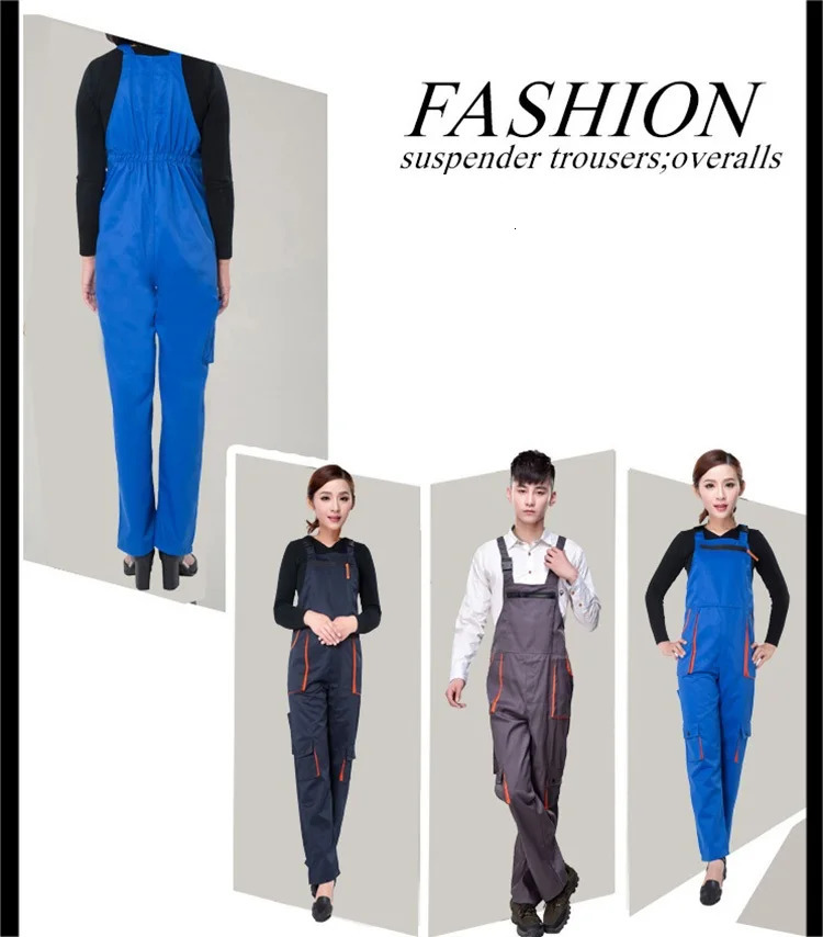 Work Overalls Uniform Men Working Coverall Welding Suit Car Repairman Suit Workshop Mechanic Work Clothes Work Jumpsuit Dungaree 240716 - view 3