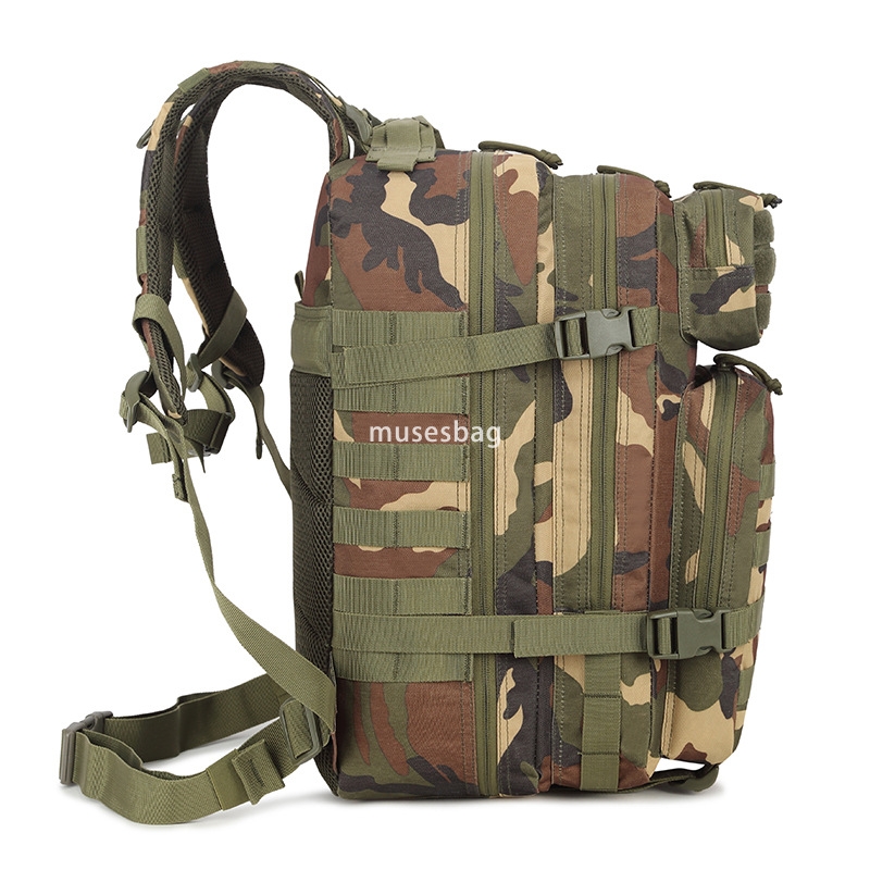 Explosive sports outdoor military fan bag camouflage backpack 40L large capacity 3P tactical backpack