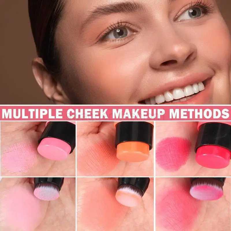 Blush Stick With Brush Double Head Blush Sticks Cream Blush Makeup For All Skin Tones 2 In 1 Double-head Blush And LipstickB240722