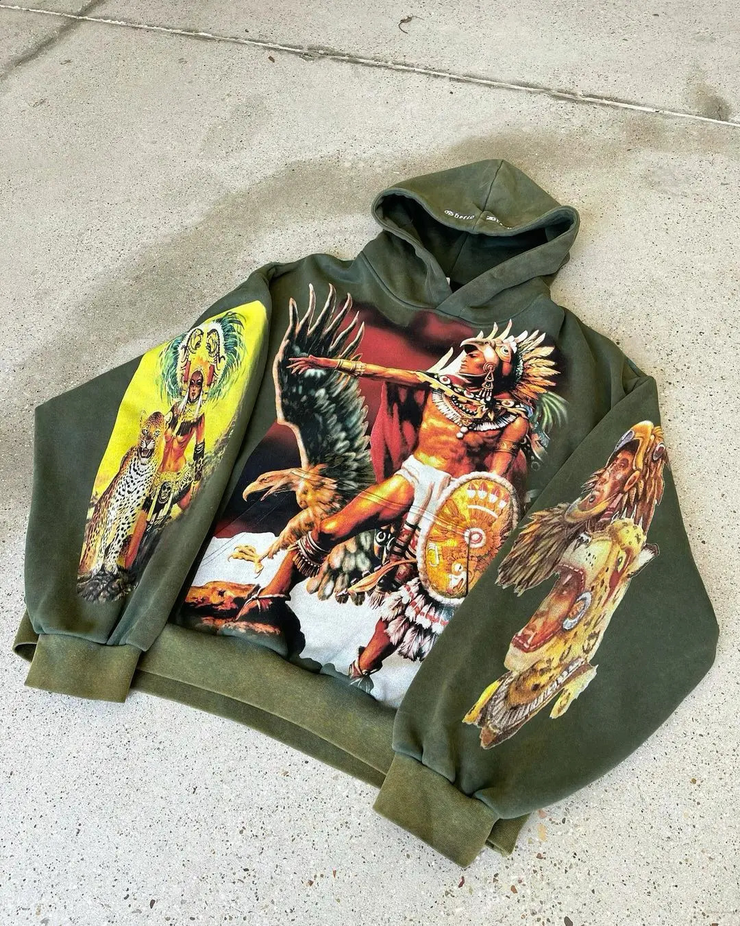 Street Fashion Graphic Printed Hoodies for Men and Women American Casual Top Super Hip Hop Vintage Clothing 240808