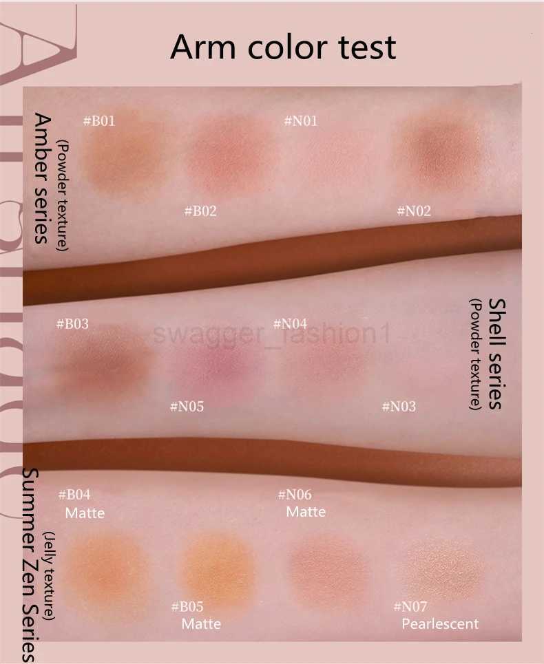 Joocyee Monochrome Blush 3.5g Spiral Tortoise Shell Series Gingle Palette Blusher Natural Nude Contour Makeup CosmeticsB240722