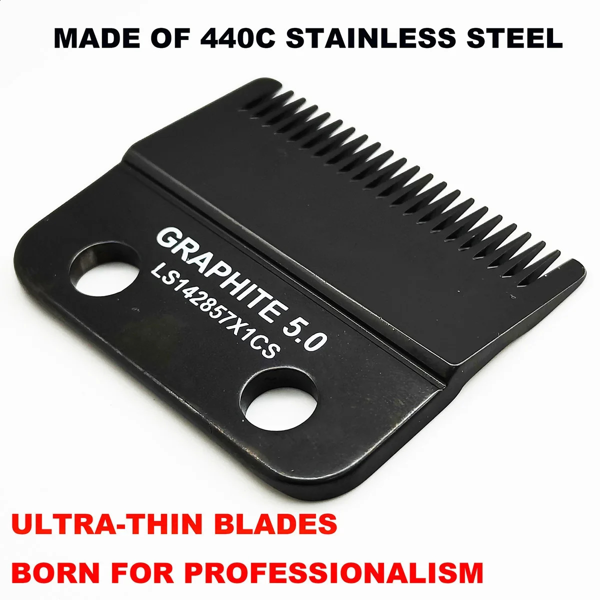 BRDCLIP Professional Carbon Steel DLC Graphene Coated Hair Clipper Blade Rechargeable Hair Clipper Replacement Head Accessories 240712