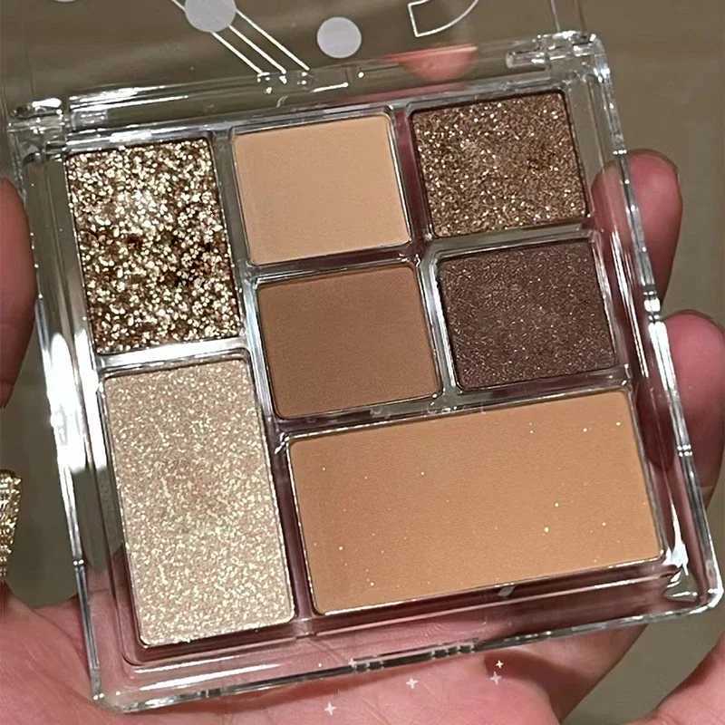 7 Colors Eyeshadow Palette Pearly Matte Earth Color Eyeshadow Portable Shiny Long Lasting Natural Eyeshadow Eye Makeup CosmeticXJ250520