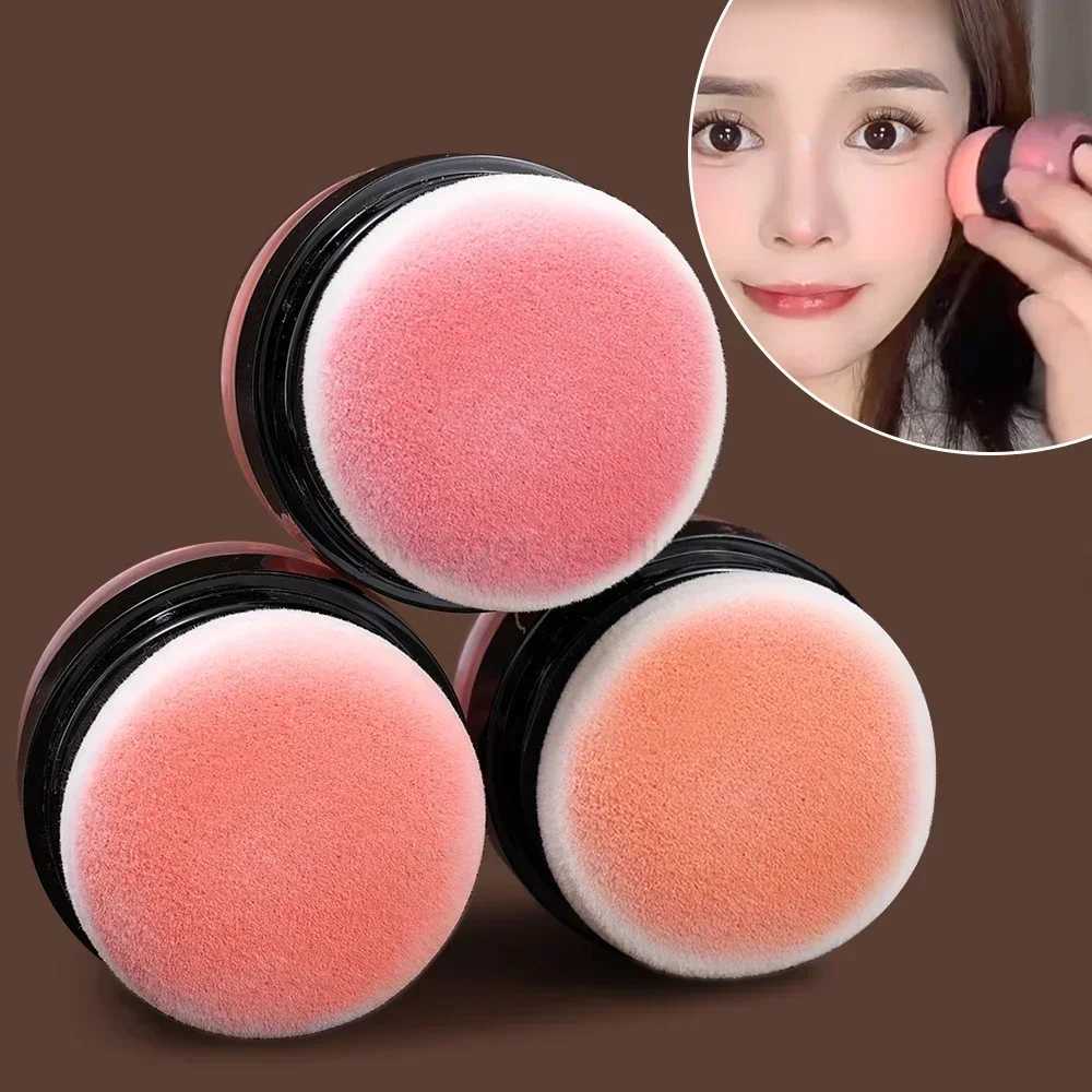 Matte Blush Mushroom Head Lazy Air Cushion Blush Waterproof Lasting Blusher Palette Cheek Contour Natural Cheek Tint CosmeticsB240722
