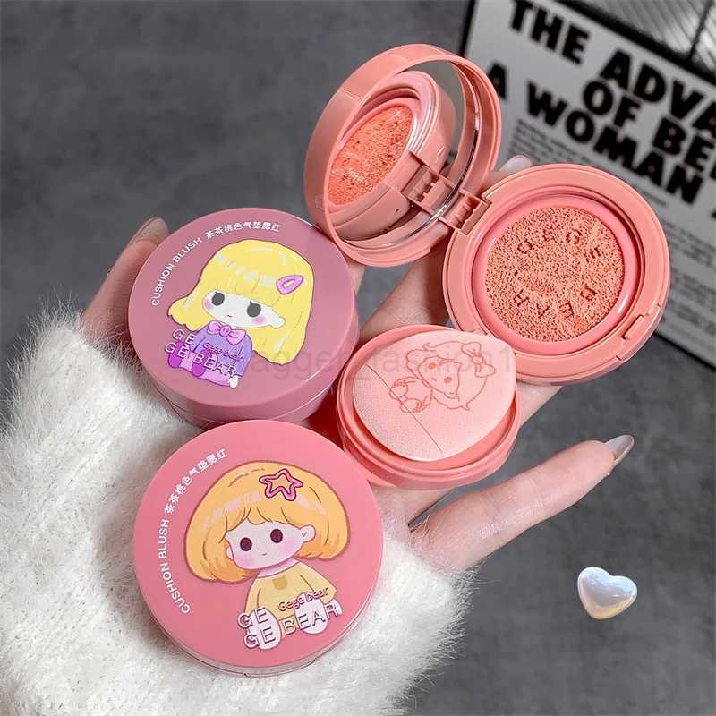 Shimmer Blush Powder Palette Mini Portable Girl Blush Cheek Peach Cosmetic Makeup Blusher Blush Cream Palette Contour RougeB240722