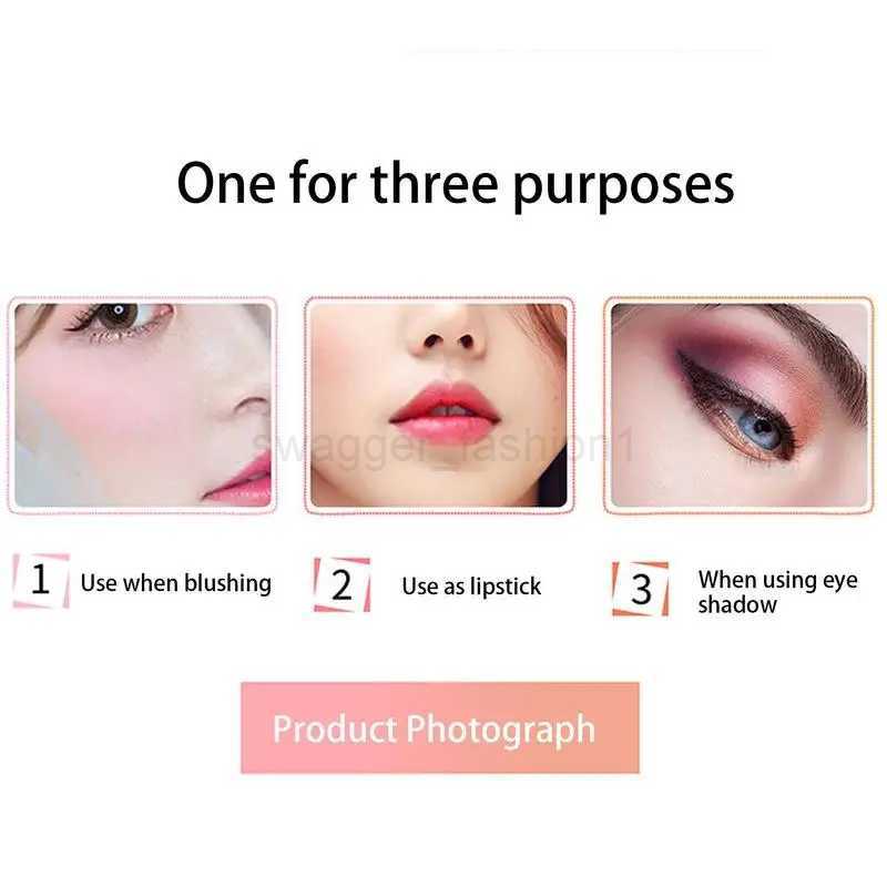 Blush Stick With Brush Double Head Blush Sticks Cream Blush Makeup For All Skin Tones 2 In 1 Double-head Blush And LipstickB240722