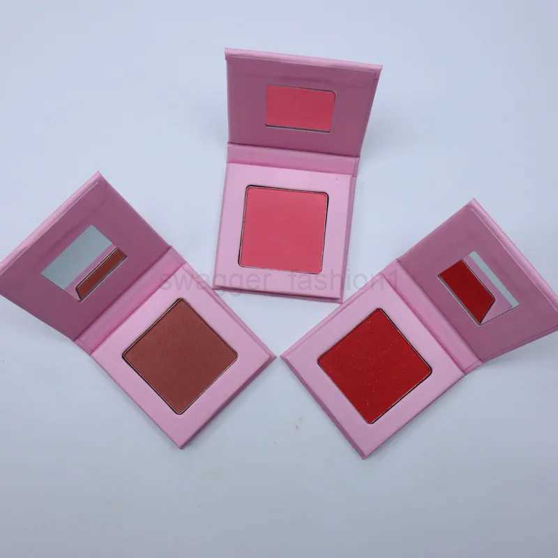 100pcs Pink Blush Private Makeup Nude Matte Blusher Bronzer Powder Palette Own Brand Cosmetics Blusher Wholesale BulkB240722