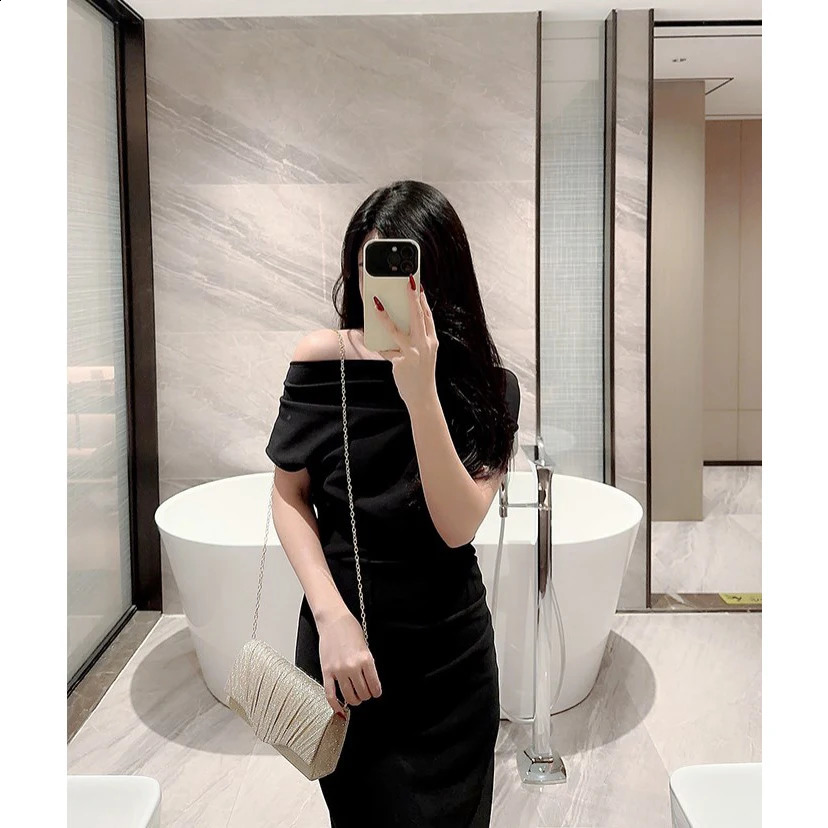 Women Lady Female Silver Evening Dinner Clutch Shiny Elegant Bag Shoulder Handbag Glitter Purse Party Wedding Handheld 240722