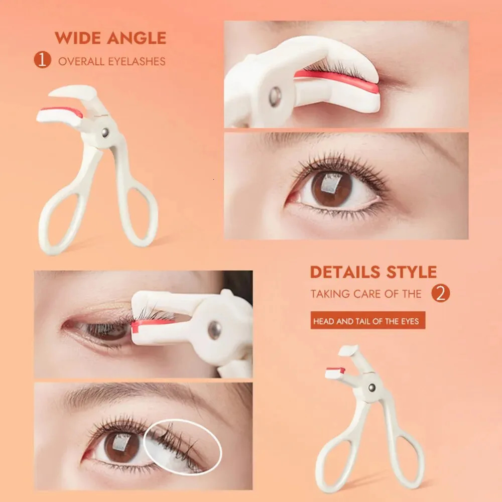 Portable One-Clip Eyelash Curler Easy To Operate Gecomo Long-Lasting Styling Wide-Angle And Partial Eyelash Curler 240713