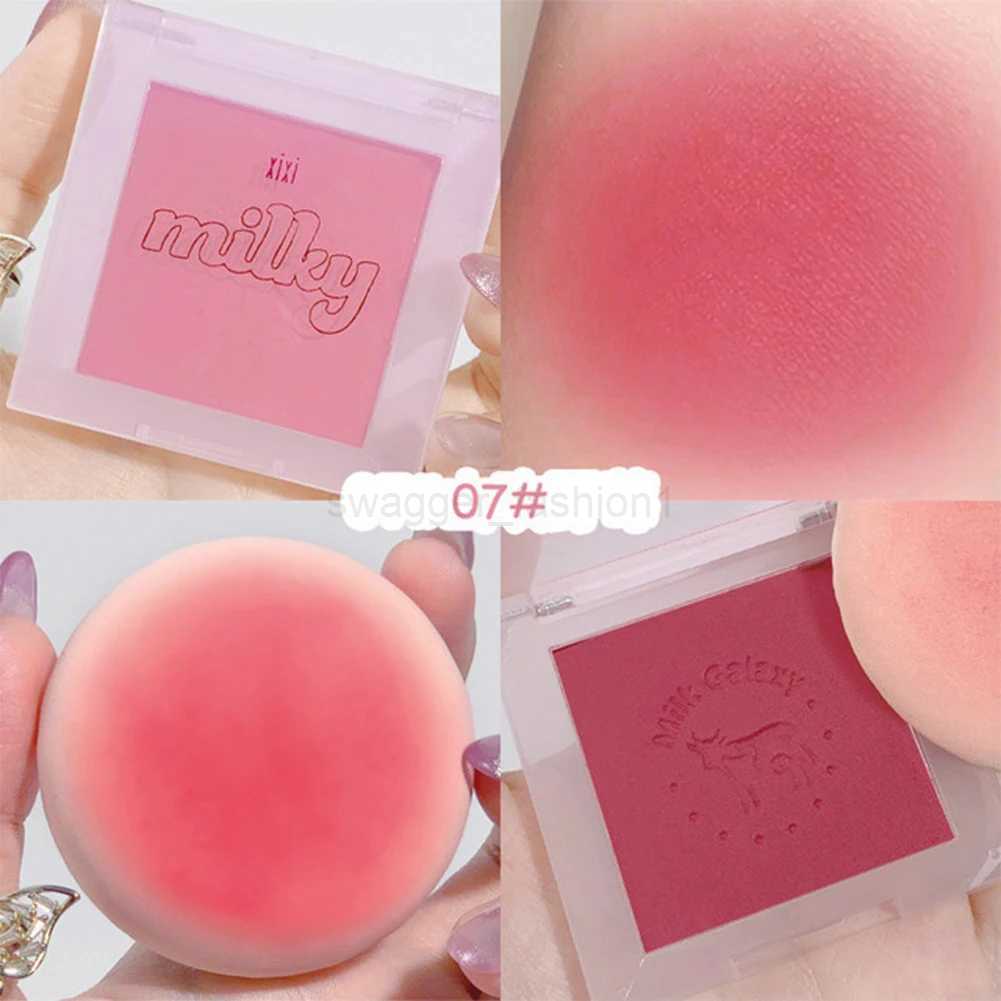 Soft Matte Blush Mini Portable Peach Face Mineral Pigment Cheek Blusher Powder Makeup Professional Contour Shadow Pink BlusherB240722