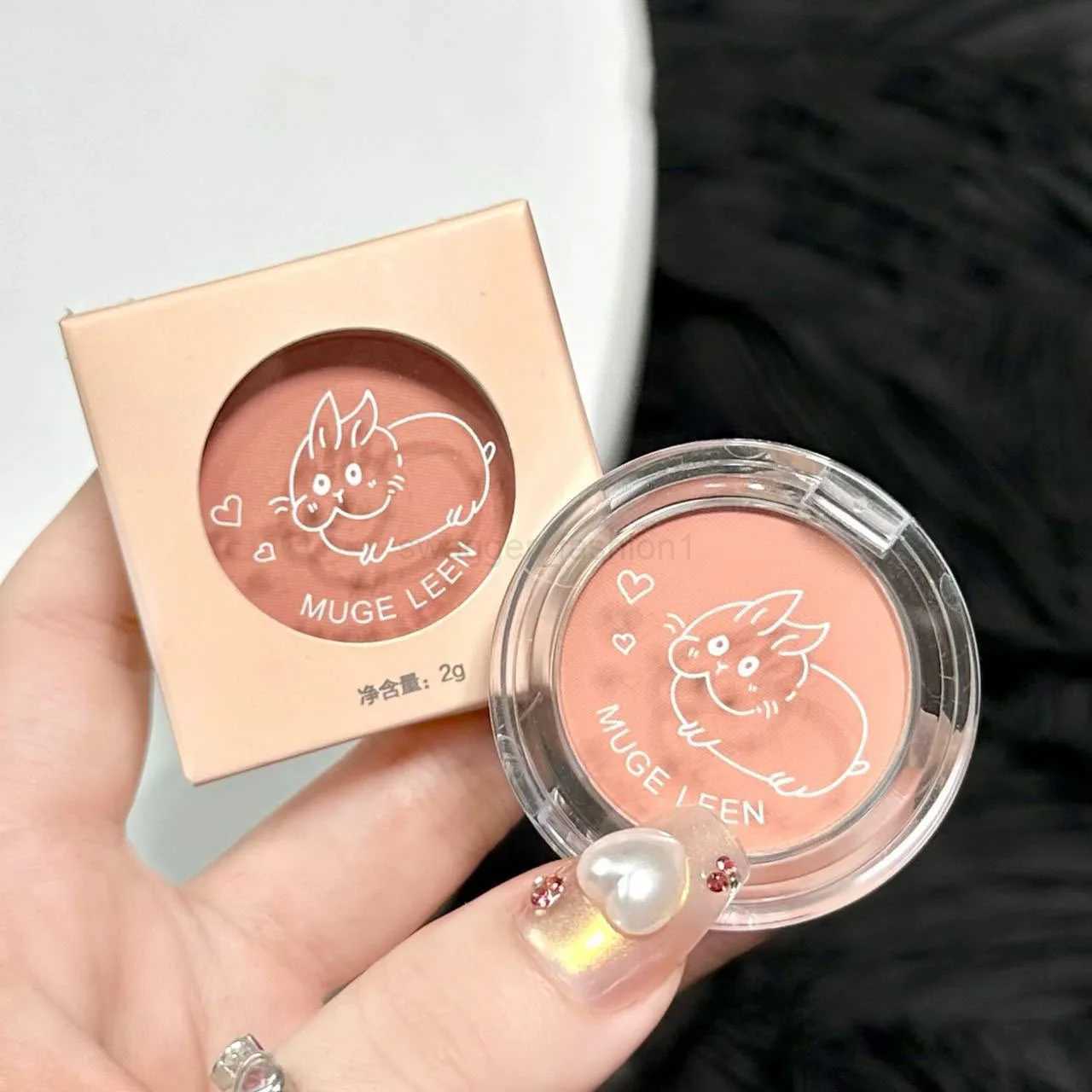 Face Blusher Matte Natural Cheek Tint Brighten Face Waterproof Face Contouring Cosmetics Blush Powder Soft Female Makeup 1pcsB240722